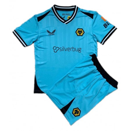 Billiga Fotbollströjor Wolverhampton Wanderers Målvakt Barn Tredje tröja 2021/22 Kortärmad